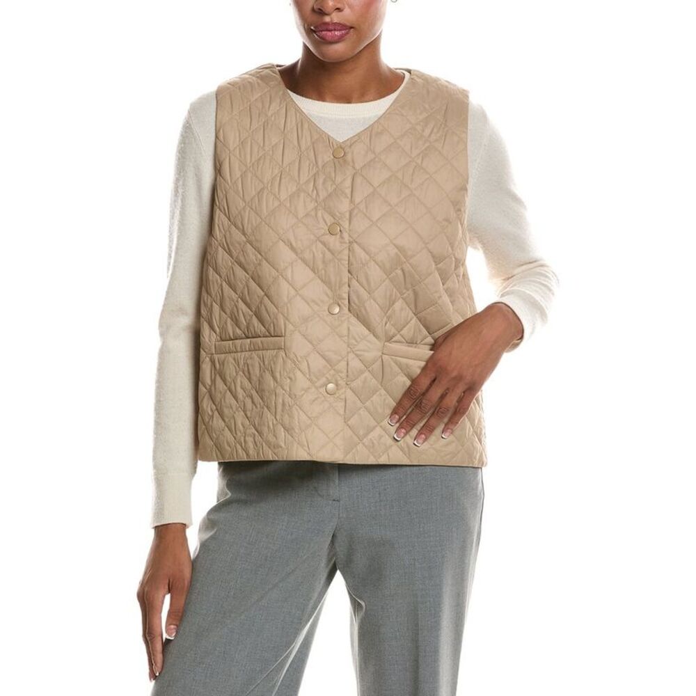 Eileen Fisher Womens  V-Neck Vest